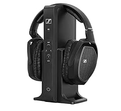 Sennheiser RS 175 RF Wireless Headphone System for TV Listening with Bass Boost and Surround Sound Modes