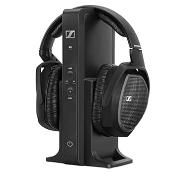 Sennheiser Consumer Audio Sistema de fone de ouvido sem fio RS 175 RF para ouvir TV com modos de aumento de graves e som surround