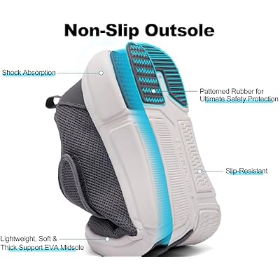 Men's Wide Diabetic Slip-On Shoes Adjustable Comfortable Walking Shoes for Swollen Feet Elderly Foot Pain Relief and Neuropathy Support