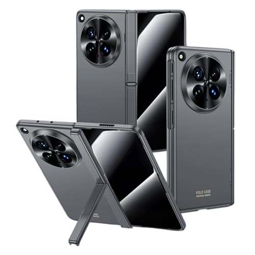OPPO Find N6 �Ή� �����^ 360° �q���W�t���J�o�[�X�v�����O�P�[�X �C���r�W�u���L�b�N�X�^���h�t�� ��ʈ�̌^ �ϏՌ��ی�P�[�X (�O���[(�v���C�o�V�[))