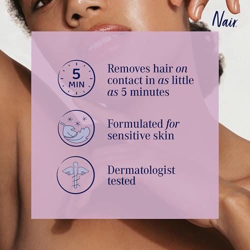 Image of Nair Sensitive Formula Glide On Hair Removal Cream, 3.3 Ounce (Pack of 12)