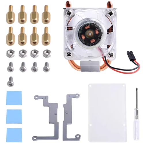 Ventilateur de refroidissement haute performance avec 4 refroidisseurs LED pour Raspberry Pi 3 4B