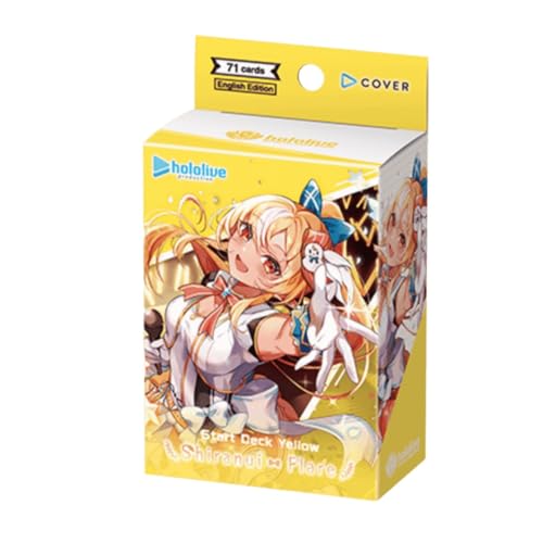Hololive Official Card Game: Yellow Shiranui Flare Start Deck (SD07E) - 71 Cards