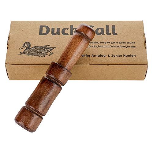 XHONG Appel de canard, sifflet de chasse en bois Appel canard, leurre professionnel pour chasseurs