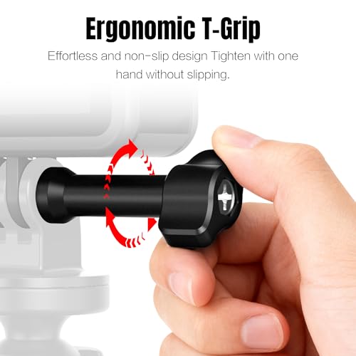 NexAmeri long thumb screws 6 pcs, Antioxidant and rust-Proof treatment, Sturdy and durable, For gopro tripod mount, insta360 1/4" adapter mount, dji adapter mount. Compatible with gopro action camera. — view 2