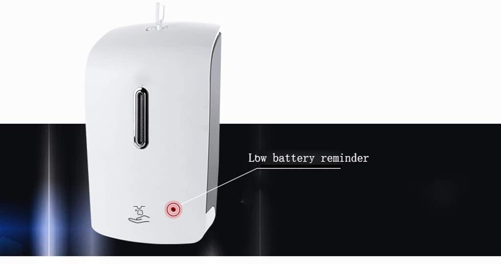 W pełni automatyczny dozownik mydła bez kontaktu Duża pojemność Sanitizer Box Nadaje się do hotelu Home (Color : White Foam)