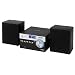 Jensen Modern Black Series JBS-200B Bluetooth CD Music System, NFC, Digital AM/FM Stereo with Speakers, Aux-in, & Remote Control (Black Series Edition Model)