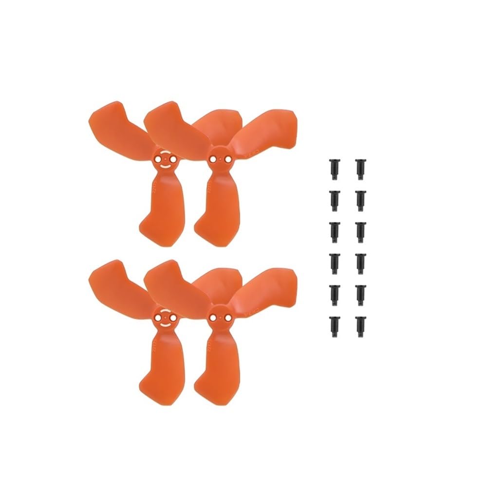Hélice légère renforcée Neo 2 contre vibrations drone compact orange