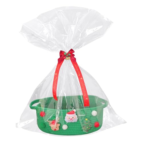 Panier de Noël pour cadeaux YRYRYW avec boîte à friandises de fête