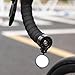 Tbest Riding Bar End Rear View Mirror, Adjustable HD Glass Convex Lens Stable Structure Safe Cycling Rearview Mirror