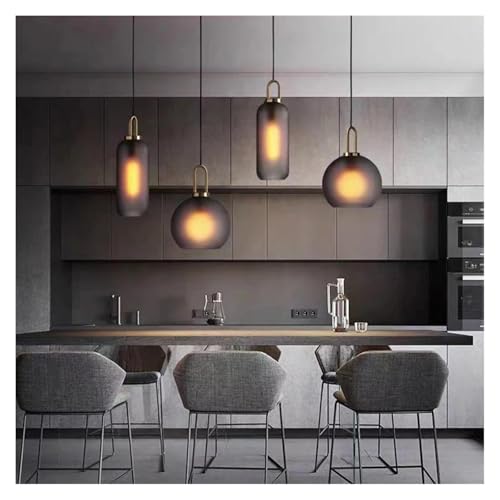 Lustre pour chambre coucher moderne gris et chaleureux