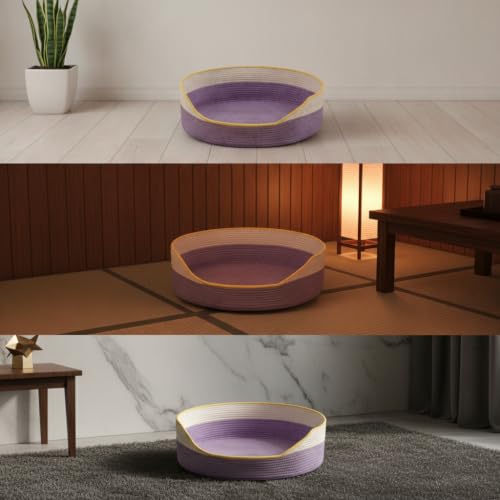Panier pour chat résistant et coussin confortable lavable - 6