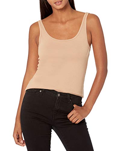 Image of Amazon Essentials Women's Slim-Fit Thin Strap Scoop Neck Tank Top