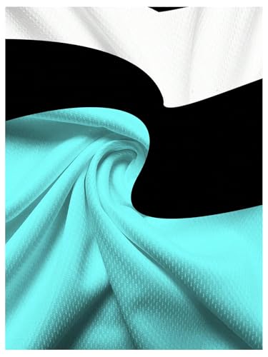 Image of RoseSeek Men's Color Block Short Sleeve Tee Shirts Casual Crewneck T Shirt Trendy Summer Tops
