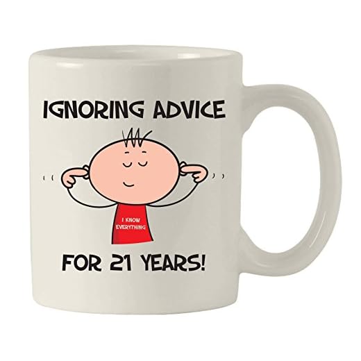 Haciendo Caso Omiso De Consejos Desde 1994 Hombres 21st Cumpleaños Taza De Cerámica