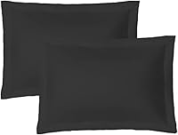 Vista 7 de iMaylex - Juego de 2 fundas para almohadas tipo sobre 100 % de algodón egipcio suave y transpirable, con aspecto de seda y acogedoras, fundas