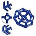 OSALADI Outdoor Faucet Handle Replacement Metal Hose Bib Valve Handle 6x6mm Navy Water Shut Off Valve Wheel for Garden Spigot Plumbing Tools
