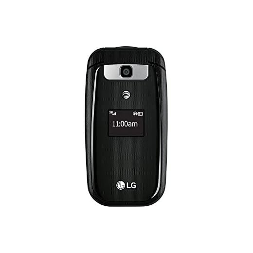 LG B470 AT&T Prepaid Basic 3g Flip Phone, Black - Carrier Locked to AT&T
