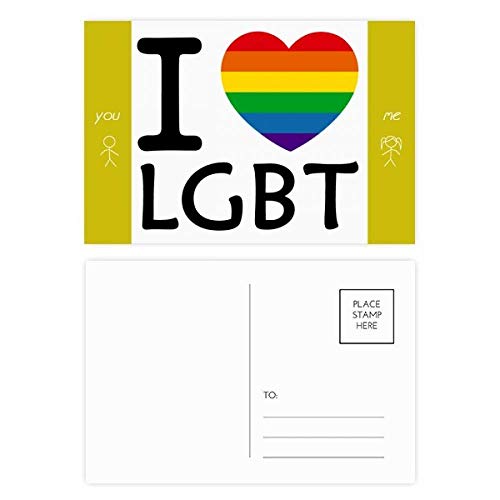 Carte postale LGBT lot de 20 pièces le cadeau idéal pour un ami bisexuel
