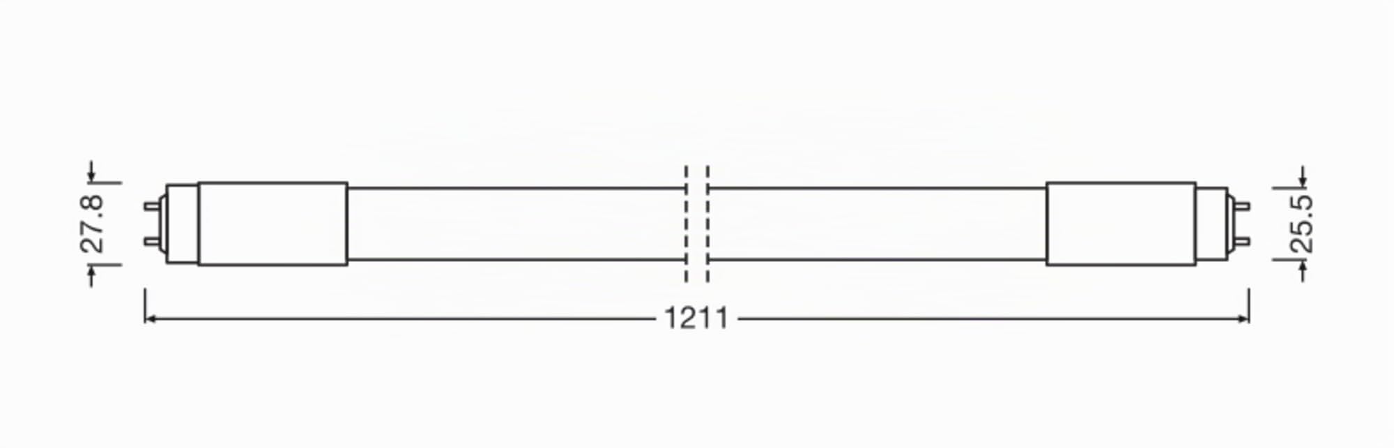 LEDVANCE LED-Röhre T8 Performance (HF) Ultra Output 15 W 2400 lm – 865 Tageslicht | 120 cm – entspricht 36 W