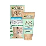 Garnier Oil-Free Perfecting All-in-1 BB Cream, Shade Medium, Tinted Moisturiser SPF25, Mattifies Skin & Evens Complexion, With Hyaluronic Acid, Aloe & Mineral Pigments, 50ml