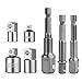 Produktbild Steckschlüssel Nuss Set, 3 Stücke 1/4" 3/8" 1/2" Cr-V Stecknussadapter Akkuschrauber Nuss Set und Stecknuss Adapter 4 Stück 1/4'' auf 3/8'' - 3/8'' auf 1/4'' Zoll - 3/8'' auf 1/2'' - 1/2'' auf 3/8''
