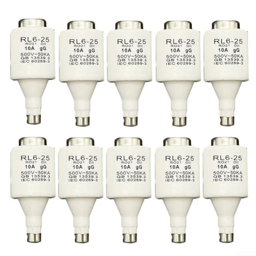 Protezione affidabile: questa confezione da 10 fusibili in terracotta a spirale offre una protezione affidabile per i vostri sistemi elettrici e dispositivi, proteggendo efficacemente da sovraccarichi e cortocircuiti