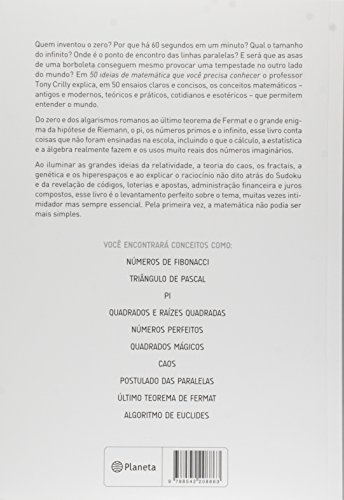 50 ideias de matemática que você precisa conhecer