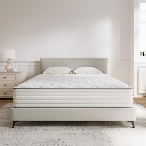 TXO Matratze 140x200 cm, Höhe 25 cm, Taschenfederkernmatratze Härtegrad H3, 7-Zonen-Federkernmatratze mit Hochwertigem Schaumstoff für Rückenunterstützung, Öko-Tex-Zertifiziert – Bild 3
