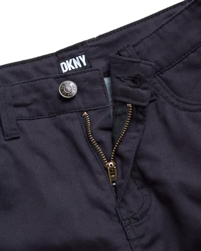 DKNY Boys' Pants - Comfort Stretch Twill Khaki Pants - Children's Classic Fit Flat Front Chino Pants for Boys (8-16)3
