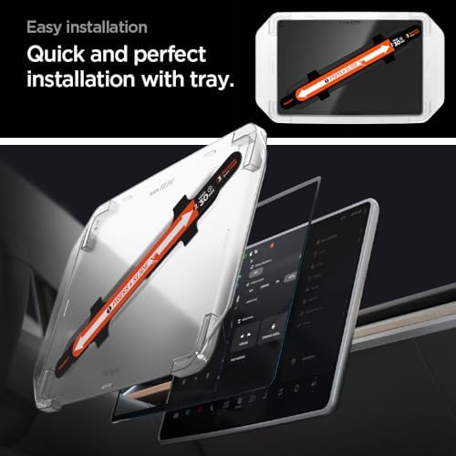 Spigen Tesla Model Y (2025) Juniper & Model 3 (2025-2024) Cam Ekran Koruyucu GLAS.tR EZ Fit Anti-Glare - AGL07152 - Görsel 3