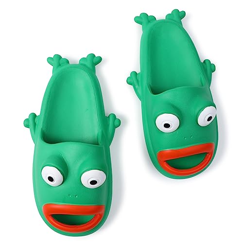 Frog Slippers Man Funny Fish Sandals Frog Sandals Beach Pool Shower Bass Shoes Cartoon Flip Flops Slides4