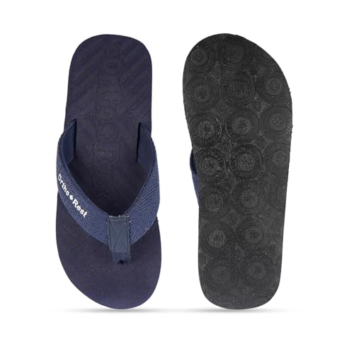 Image of Ortho + Rest mens M10018 navy Slipper