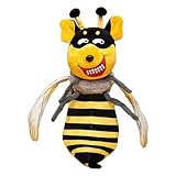 Hogvinnatil Animal relleno de perro de abeja, peluche de perro de abeja, juguete de peluche lindo de dibujos animados muñeca divertida | Adorable compañero, cómoda decoración del hogar para Acción de