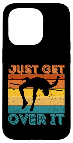 Retro Just Get Over It Pole Vault Vintage Pole Vaulting �X�}�z�P�[�X iPhone 15 Pro �p