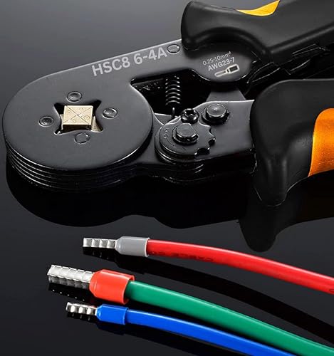 Image of G-ENERGY 1200PCS Wire Ferrule Terminals Kit | Insulated Copper Bootlace Ferrule Connectors 22AWG-8AWG (0.5-10mm) Electrical Wire End Terminal Assortment for Control Panel & Industrial Wiring