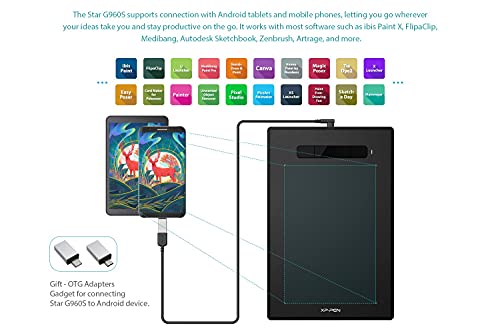 XP-Pen Mesa Digitalizadora Star G960S USB 9x6