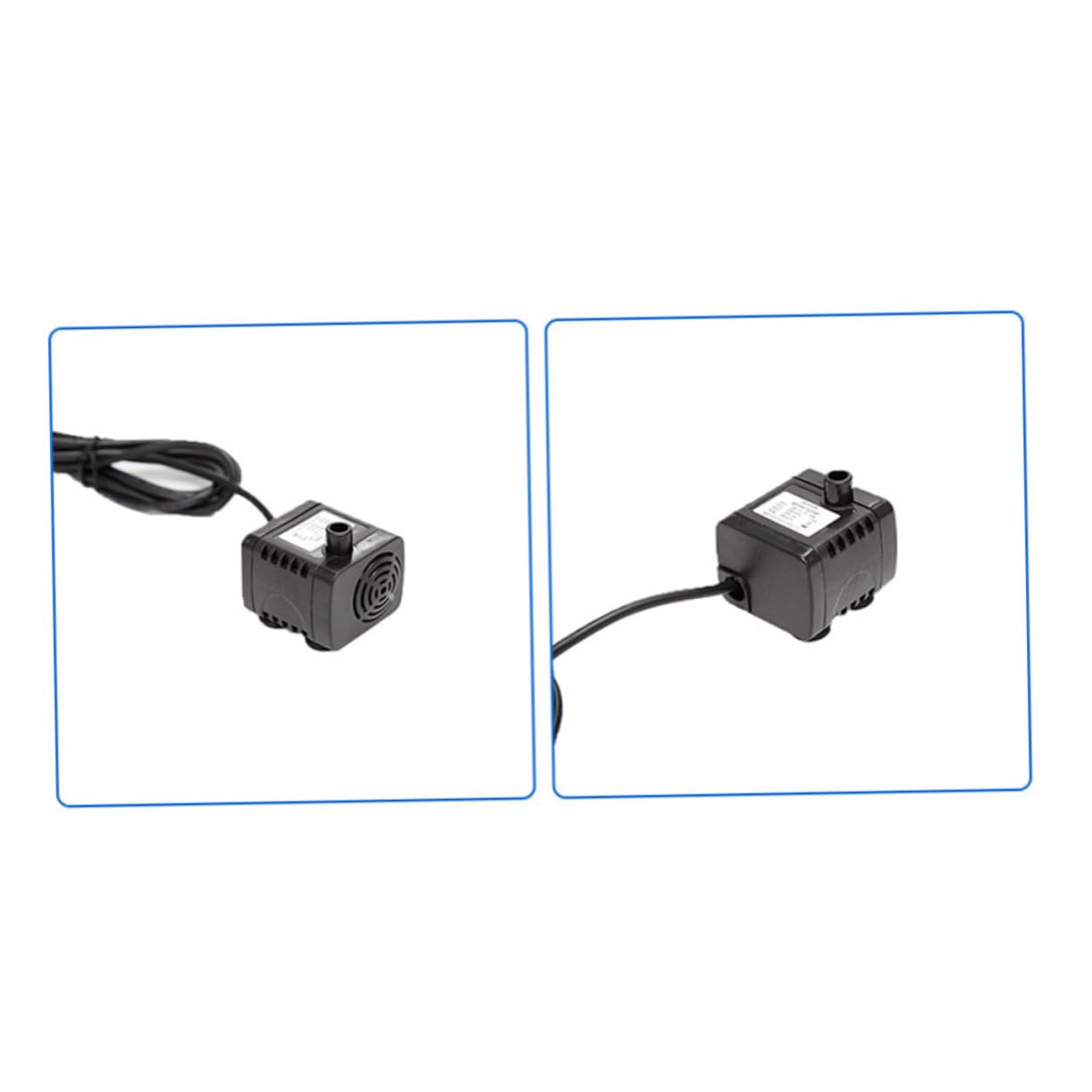 Happyyami 2 Pezzi Pompa Acqua Serbatoio Di Pesce Pompa Acqua Plasitc Acquario Sommergibile Senza Spazzole Pompa Sommergibile Molto Silenziosa Dc12V