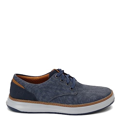 Skechers Men's Moreno- EDERSON Fashion Sneakers, Navy, 13 Wide US by Skechers - Image 3