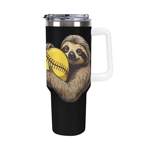 Taza de café para coche de 40 oz, botella de agua de gran capacidad para hombres y mujeres