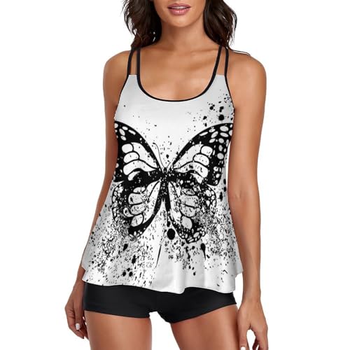 Ensemble bikini tankini avec short de garçon pour un maintien parfait et un confort total