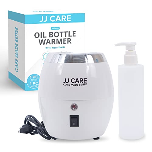 Jj Care Lotion Warmer And Massage Oil Warmer Includes 300Ml Pump Bottle, Electric Lotion Warmer Dispenser Heated, Cream & Lube Warmer Dispenser For Home, Spa, Beauty Salon & Barber Shops #TOP15