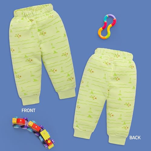 Image of LuvLap Baby Boys & Girls 100% Cotton Pyjama Sets, Pack Of 4