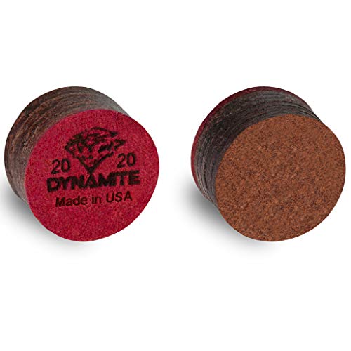 Tigerproducts Tiger Dynamite Laminated Billiard Pool Cue Tip 1 Pc - Hard - 13 Or 14 Mm (13 Mm) #TOP2