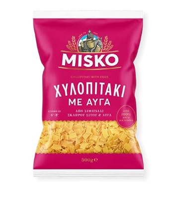 MISKO Chilopitaki Square-Shaped Greek Pasta 500g