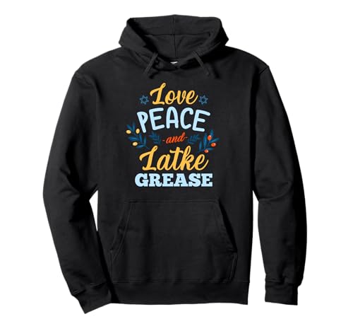 J'aime la paix et Latke Greese Sweat à Capuche
