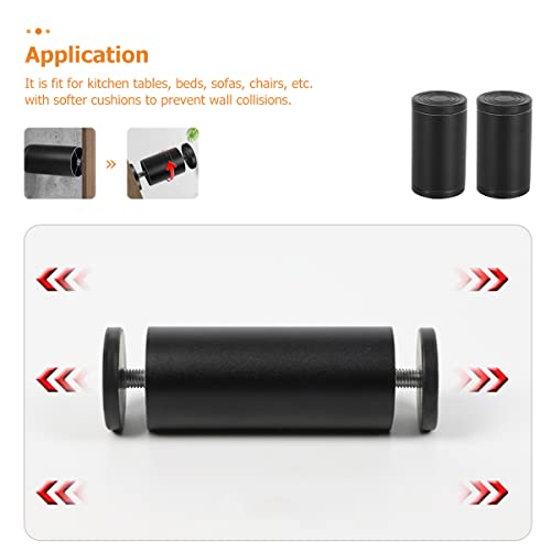 Alipis 10 Pcs Pára-choque De Cabeceira Rolha De Afrouxamento Batentes De Cabeceira Para Parede Placa
