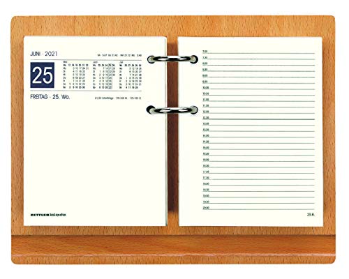 Preisvergleich Produktbild Zettler 333-0000 Tischkalender Kalendergestell Holz o.Block 24x18,5 cm
