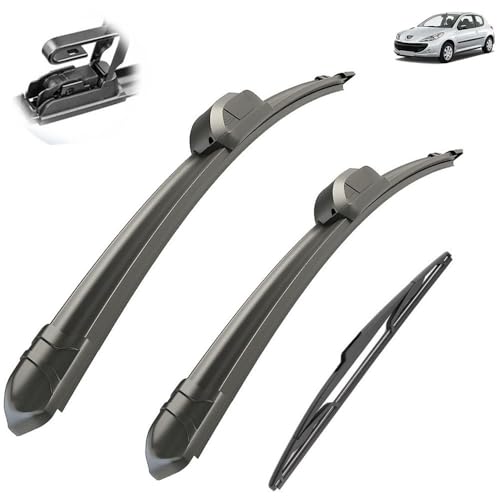 voiture compatible avec Peugeot 206 Hatchback 20 Essuie-glace