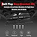 Soft Top Left and Right Bow Brackets with Screws Compatible with Jeep Wrangler 2013-2017 JKU 4-Door Only Replace 68163704AB, 68163705AB